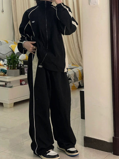 Striped Baggy Pants