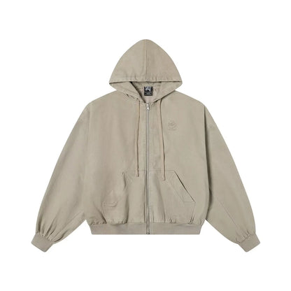 Men Japanese Embroidered Hooded Sweatshirt