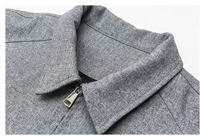 Men Patchwork Loose Vintage Casual Retro Jacket