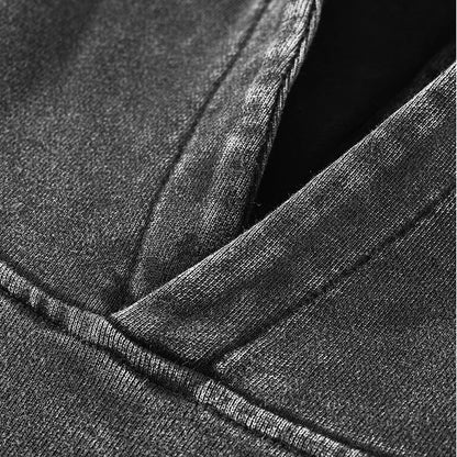 Winding Decoration Wrapped Hoodie