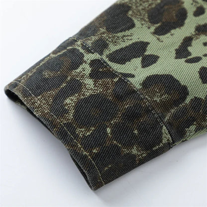 Women’s Green Camouflage Military Jacket