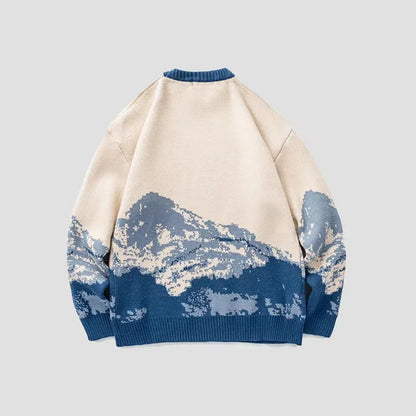 Vintage Japanese Style Knitted Sweater