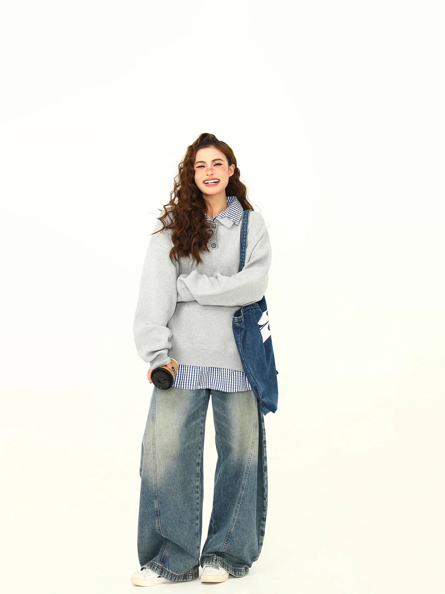 High End American Retro Pullover Sweater