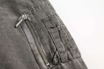 Structured Utility Hoodie Jacket