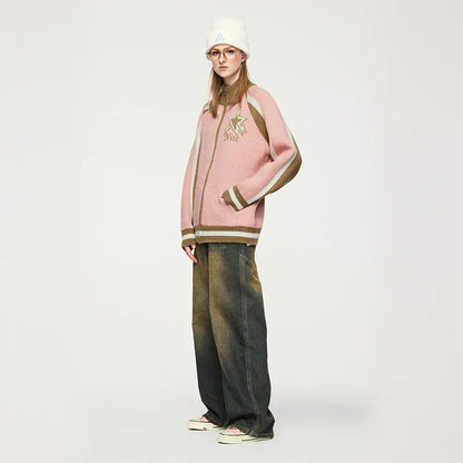 Oversized Star Emblem Sweater