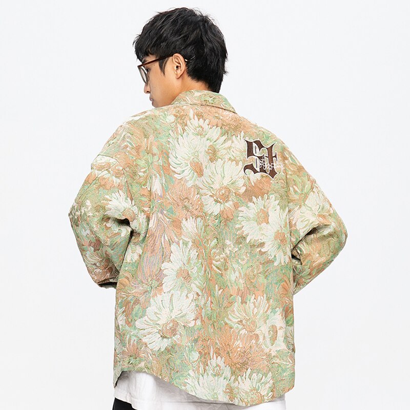 Daisy Flowers Floral Print Jacket