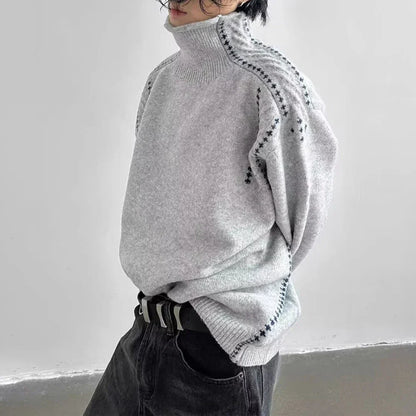Warmth Without Bulk Casual High Collar Sweater