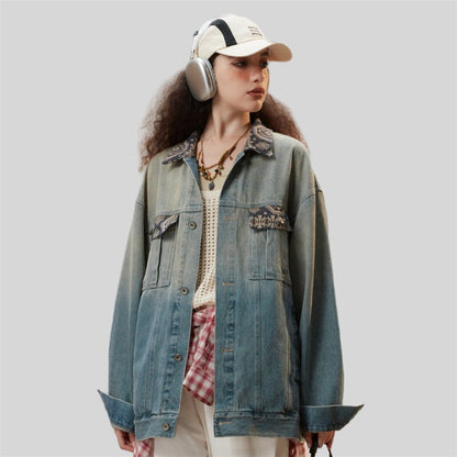 Blue Washed Denim Jacket