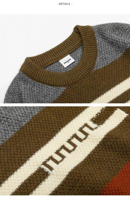 Retro Multi-Stripe Sweater