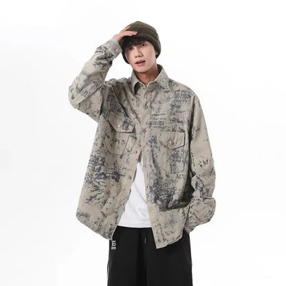 Zenith American High Street Tie Dye Denim Jacket