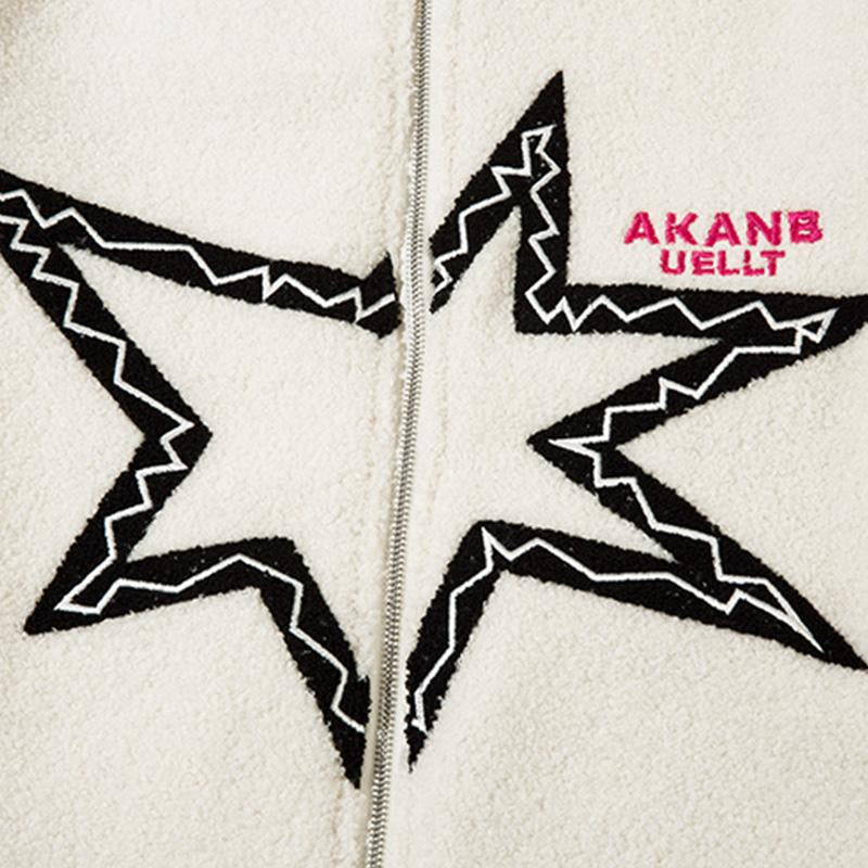 Striped Fleece Stars Jacket