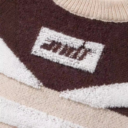 Retro Varsity Graphic Sweater