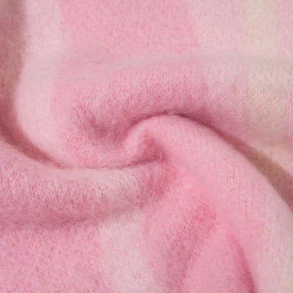 Color Splicing Loose Sweater