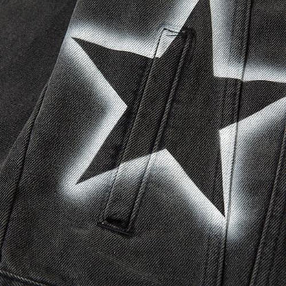 Baggy Star Washed Denim Jacket