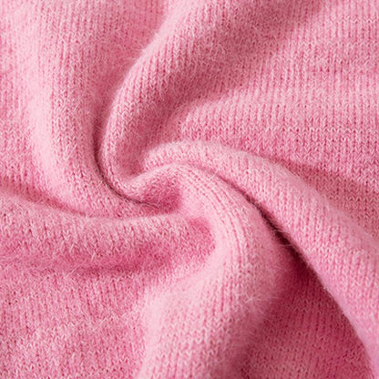 Rabbit Graphic Fuzzy Sweater
