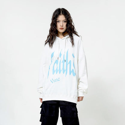 Faith Graphic Print Hoodie