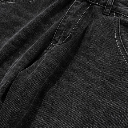 Dark Washed Relaxed-Fit Jeans
