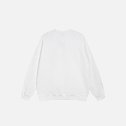 Long Sleeve Letter Print Sweatshirt